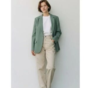 NWT J. Crew Factory Sage Green Blazer  Size 16